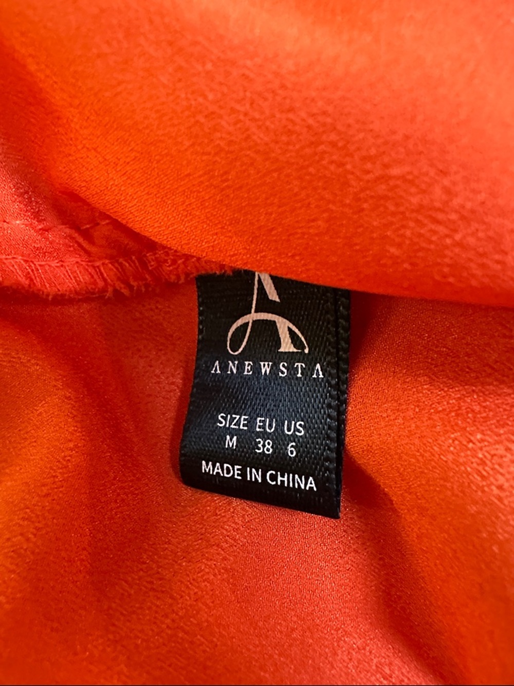 Bright Orange Circle-Appliqué Maxi Skirt - Picture 3 of 4